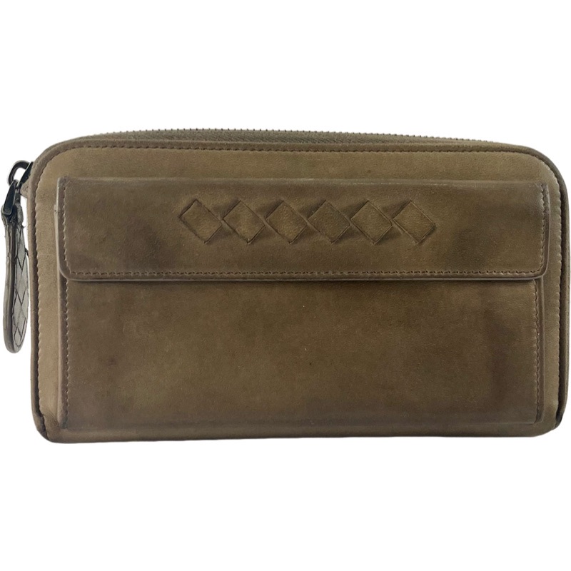 Bottega Veneta Tan Leather Wallet